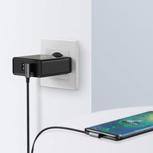 Заредете изображение във визуализатора на галерията – Ugreen angle cable USB cable - USB Type C Quick Charge 3.0 QC3.0 3 A 1 m gray (US176 20856) - TopMag
