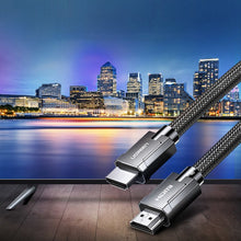 Заредете изображение във визуализатора на галерията – Ugreen cable HDMI 2.1 cable 8K 60 Hz / 4K 120 Hz 3D 48 Gbps HDR VRR QMS ALLM eARC QFT 2 m gray (HD135 70321) - TopMag

