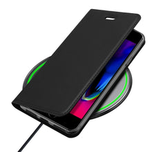 Заредете изображение във визуализатора на галерията – DUX DUCIS Skin Pro Bookcase type case for iPhone SE 2022 / SE 2020 / iPhone 8 / iPhone 7 black - TopMag
