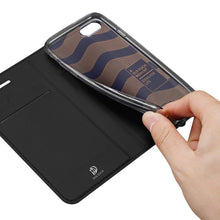 Заредете изображение във визуализатора на галерията – DUX DUCIS Skin Pro Bookcase type case for iPhone SE 2022 / SE 2020 / iPhone 8 / iPhone 7 black - TopMag
