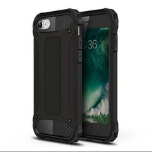 Заредете изображение във визуализатора на галерията – Hybrid Armor Case Tough Rugged Cover for iPhone SE 2022 / SE 2020 / iPhone 8 / iPhone 7 black - TopMag
