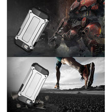 Заредете изображение във визуализатора на галерията – Hybrid Armor Case Tough Rugged Cover for iPhone SE 2022 / SE 2020 / iPhone 8 / iPhone 7 black - TopMag
