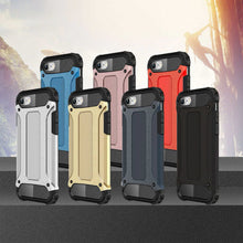 Заредете изображение във визуализатора на галерията – Hybrid Armor Case Tough Rugged Cover for iPhone SE 2022 / SE 2020 / iPhone 8 / iPhone 7 black - TopMag
