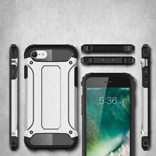 Заредете изображение във визуализатора на галерията – Hybrid Armor Case Tough Rugged Cover for iPhone SE 2022 / SE 2020 / iPhone 8 / iPhone 7 black - TopMag
