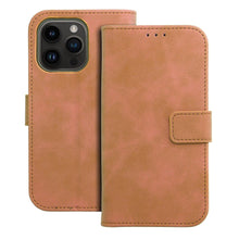 Заредете изображение във визуализатора на галерията – TENDER Book Case for IPHONE 14 Pro brown
