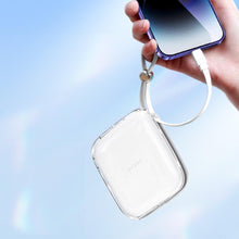 Заредете изображение във визуализатора на галерията – Joyroom powerbank 10000mAh Jelly Series 22.5W with built-in Lightning cable white (JR-L003)

