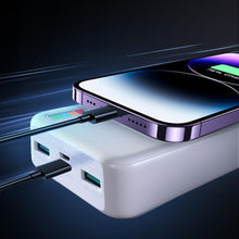 Заредете изображение във визуализатора на галерията – Joyroom powerbank 20000mAh Dazzling Series 22.5W white (QP195)
