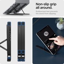 Заредете изображение във визуализатора на галерията – Spigen LD201 UNIVERSAL LAPTOP STAND BLACK
