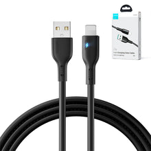 Заредете изображение във визуализатора на галерията – USB - Lightning 2.4A 2m cable Joyroom S-UL012A13 - black
