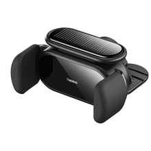 Заредете изображение във визуализатора на галерията – Baseus Steel Cannon Pro solar automatic cockpit car holder black (SUGP010001)
