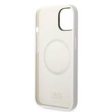 Заредете изображение във визуализатора на галерията – Karl Lagerfeld KLHMP14SSNCHBCH iPhone 14 6.1" hardcase white/white Silicone Choupette MagSafe
