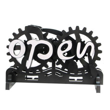Заредете изображение във визуализатора на галерията – Mechanical open-closed signboard black
