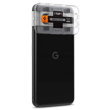 Заредете изображение във визуализатора на галерията – Spigen Glas.tR EZ Fit Optik Camera Protector for Google Pixel 8 - black 2 pcs.

