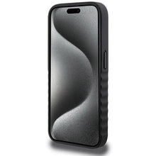 Заредете изображение във визуализатора на галерията – Mercedes Smooth Leather case for iPhone 15 Pro Max - black
