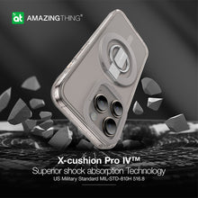 Заредете изображение във визуализатора на галерията – Amazing Thing Titan Pro Mag Ring Grip Case IP156.1PTRGY for Iphone 15 Pro titanium
