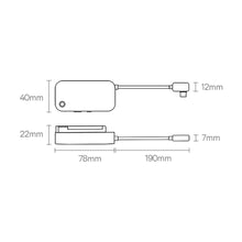 Заредете изображение във визуализатора на галерията – Baseus PadJoy 6-Port Type-C HUB Adapter Dark gray
