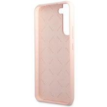 Заредете изображение във визуализатора на галерията – Guess GUHCS23MLSLMGPP S23+ S916 pink/pink hardcase Silicone Script Metal Logo
