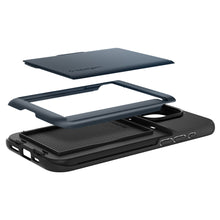 Заредете изображение във визуализатора на галерията – Spigen Slim Armor CS case for iPhone 15 Pro - blue
