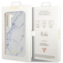 Заредете изображение във визуализатора на галерията – Guess GUHCS23MPCUMAH S23+ S916 white/white hardcase Marble
