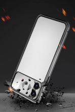 Заредете изображение във визуализатора на галерията – Wozinsky Magnetic Cam Slider Case Full Body Cover built-in front glass lens rotector for Huawei P40 black
