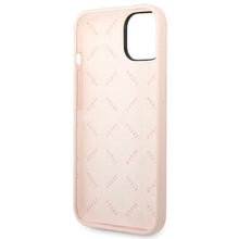 Заредете изображение във визуализатора на галерията – Guess GUHCP14MSLTGP iPhone 14 Plus 6.7" pink/pink hardcase Silicone Triangle
