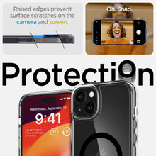 Заредете изображение във визуализатора на галерията – Spigen ULTRA HYBRID MAG MAGSAFE IPHONE 15 PLUS BLACK
