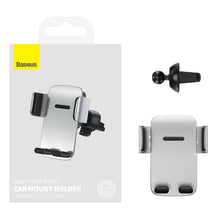 Заредете изображение във визуализатора на галерията – Baseus car holder air vent easy control pro clamp silver suyk010112 - TopMag

