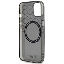 Заредете изображение във визуализатора на галерията – Case BMW BMHMP14SHGPK iPhone 14 6.1" grey/grey Pattern MagSafe
