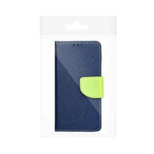 Заредете изображение във визуализатора на галерията – Fancy Book case for SAMSUNG S23 ULTRA navy / lime
