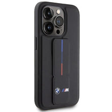 Заредете изображение във визуализатора на галерията – BMW Grip Hot Stamp case for iPhone 15 Pro Max - black
