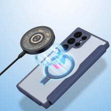 Заредете изображение във визуализатора на галерията – Dux Ducis Skin X Pro case with magnetic ring / stand for Samsung S24 Ultra - blue
