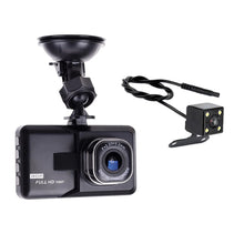 Заредете изображение във визуализатора на галерията – Car Dash Cam DVR-02 3,0 inches + rear camera
