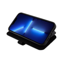 Заредете изображение във визуализатора на галерията – Original Case MERCEDES bookcase Leather Wave Patern MEBKP15X8ROLK for Iphone 15 Pro Max Black
