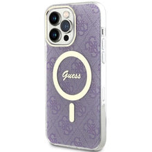 Заредете изображение във визуализатора на галерията – Guess GUHMP14XH4STU iPhone 14 Pro Max 6.7" purple/purple hardcase 4G MagSafe
