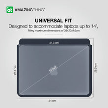Заредете изображение във визуализатора на галерията – Amazing Thing Laptop Case Matte Pro Sleeve Stand MBSPRO14GYS for Macbook Pro/Air 14 inches grey
