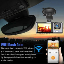 Заредете изображение във визуализатора на галерията – Car Dash Cam DVR-06 2,0 inches + rear camera
