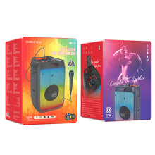 Заредете изображение във визуализатора на галерията – Borofone Portable Bluetooth Speaker BP10 Fireworks with microphone black
