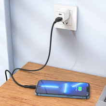 Заредете изображение във визуализатора на галерията – Borofone Cable BX86 Advantage - USB to Lightning - 2,4A 1 metre black
