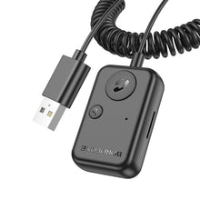 Заредете изображение във визуализатора на галерията – Borofone Transmitter FM BC49 June Bluetooth black

