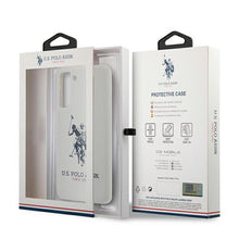 Заредете изображение във визуализатора на галерията – Original faceplate case US POLO USHCS21MSLHRWH for SAMSUNG S21 Plus (Silicone Logo / black)
