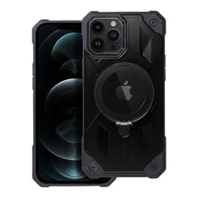 Заредете изображение във визуализатора на галерията – Armor Mag Cover case compatible with MagSafe for IPHONE 12 PRO MAX black
