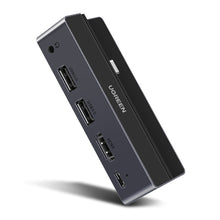 Заредете изображение във визуализатора на галерията – Ugreen HUB multifunctional 5in1 iPad Pro (USB-C - AUX / 2xUSB-A / HDMI / USB-C PD) gray (CM317)
