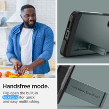 Заредете изображение във визуализатора на галерията – Spigen Tough Armor case for Samsung Galaxy S24 - dark green
