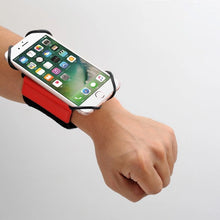 Заредете изображение във визуализатора на галерията – Universal Running Forearm Armband for 6" Smartphones black
