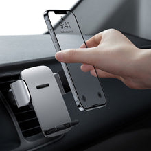 Заредете изображение във визуализатора на галерията – Baseus car holder 2in1 to center console + air vent easy control pro clamp silver suyk010012 - TopMag
