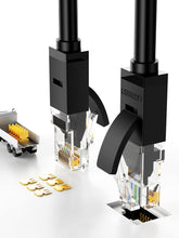 Заредете изображение във визуализатора на галерията – Ugreen cable internet network cable Ethernet patchcord RJ45 Cat 6 UTP 1000Mbps 3m blue (NW102 11203)
