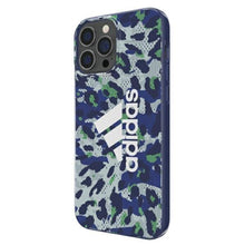 Заредете изображение във визуализатора на галерията – Adidas OR Snap Case Leopard iPhone 13 Pro Max 6,7" niebieski/blue 47263
