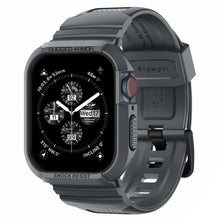 Заредете изображение във визуализатора на галерията – Spigen Rugged Armor Pro Case for Apple Watch 4 / 5 / 6 / 7 / 8 / 9 / SE (44 / 45 mm) - Dark Gray
