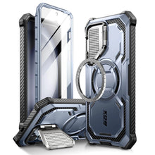 Заредете изображение във визуализатора на галерията – IBLSN Armorbox Mag Supcase case with MagSafe for Samsung Galaxy S24 - blue

