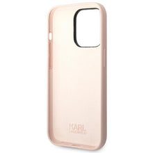 Заредете изображение във визуализатора на галерията – Karl Lagerfeld KLHCP14XSLKHLP iPhone 14 Pro Max 6.7 "hardcase pink / pink Silicone Karl`s Head
